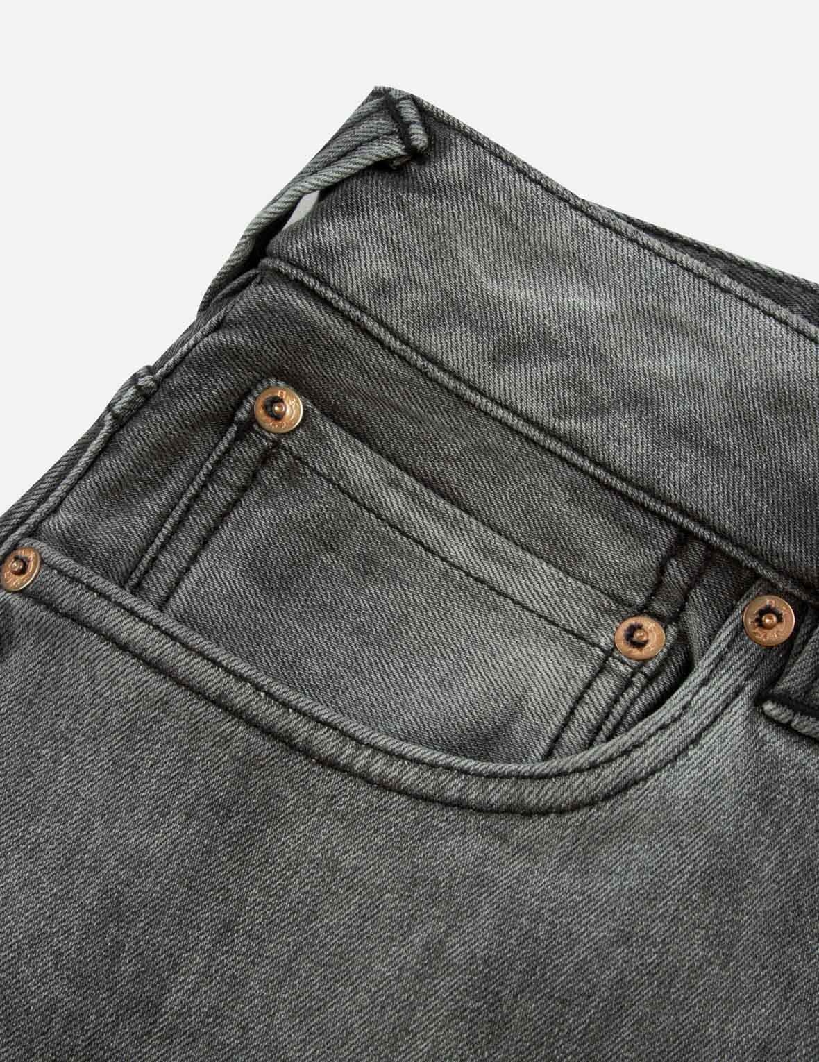 Tie-Dye Kamon and Seagull Print Fashion Fit Cargo Jeans - 7