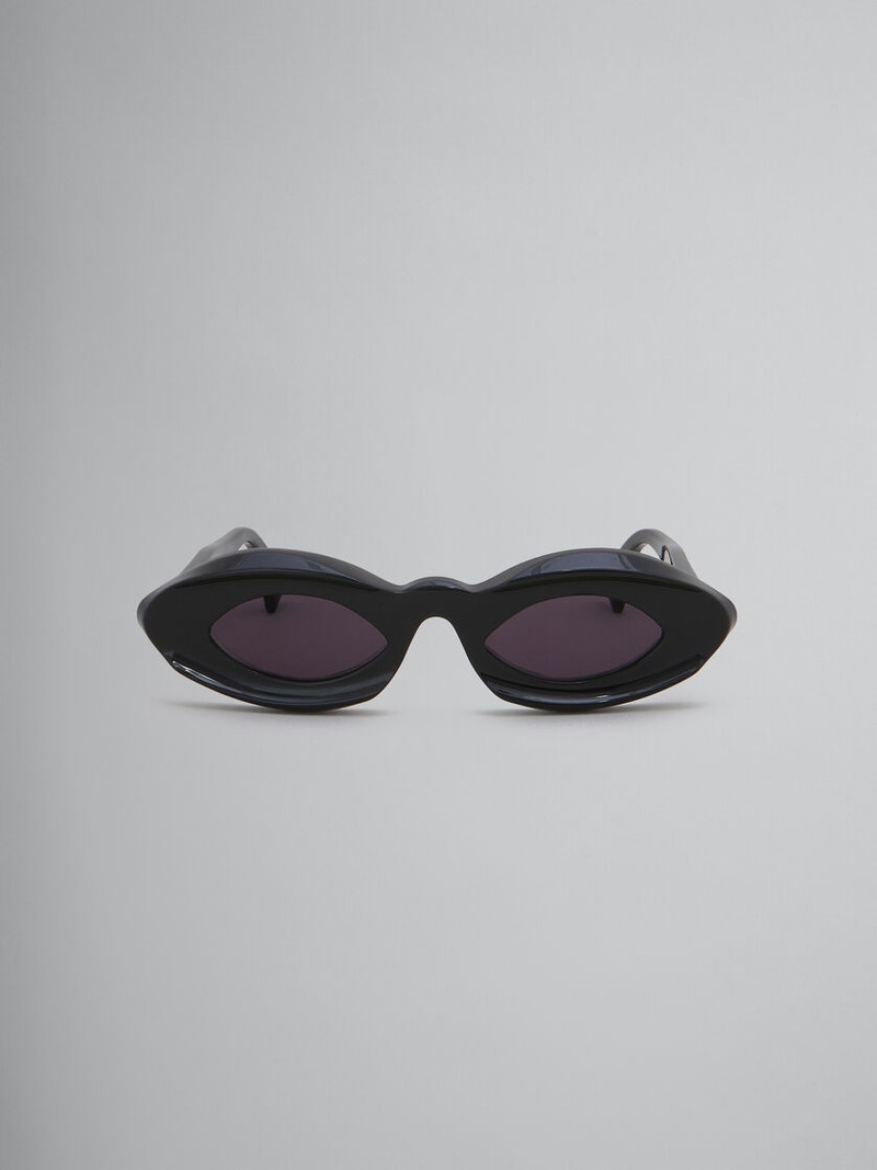 BLACK DARK DOODAD SUNGLASSES 1