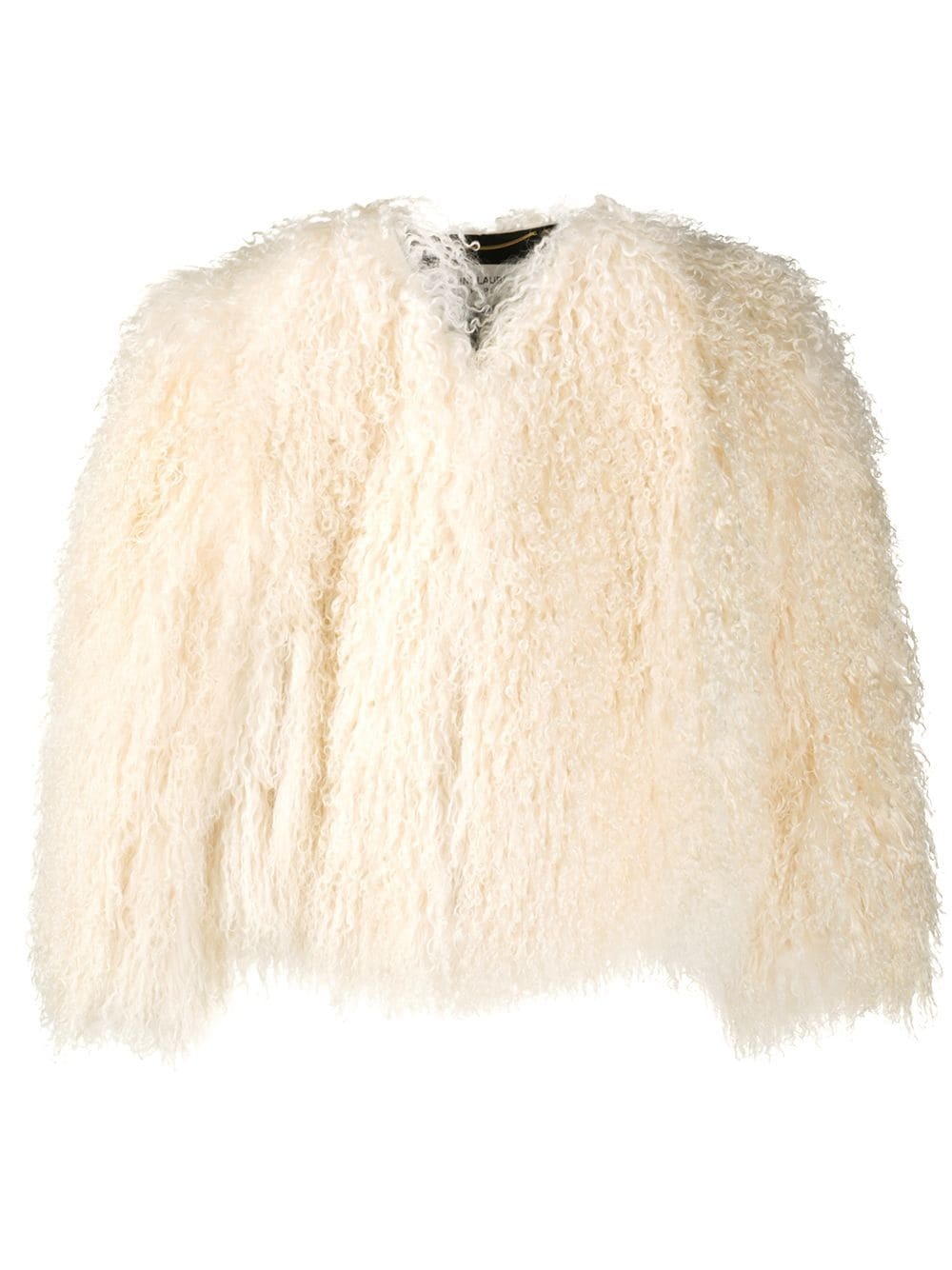 oversized shearling jacket - 1