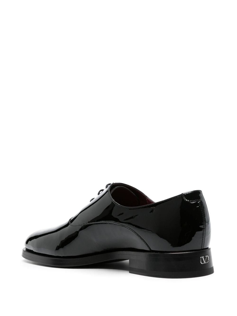 patent-leather Oxford shoes - 3