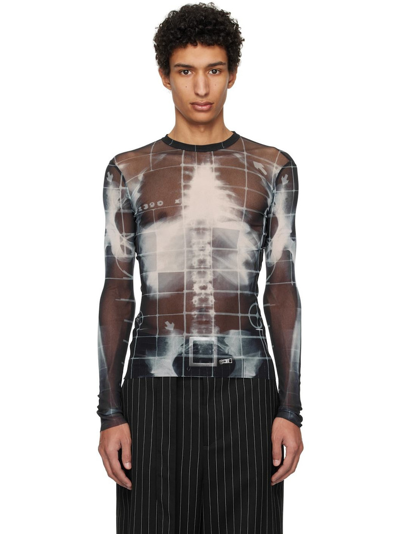 Black & Blue 'The Squeletor' Long Sleeve Top 1