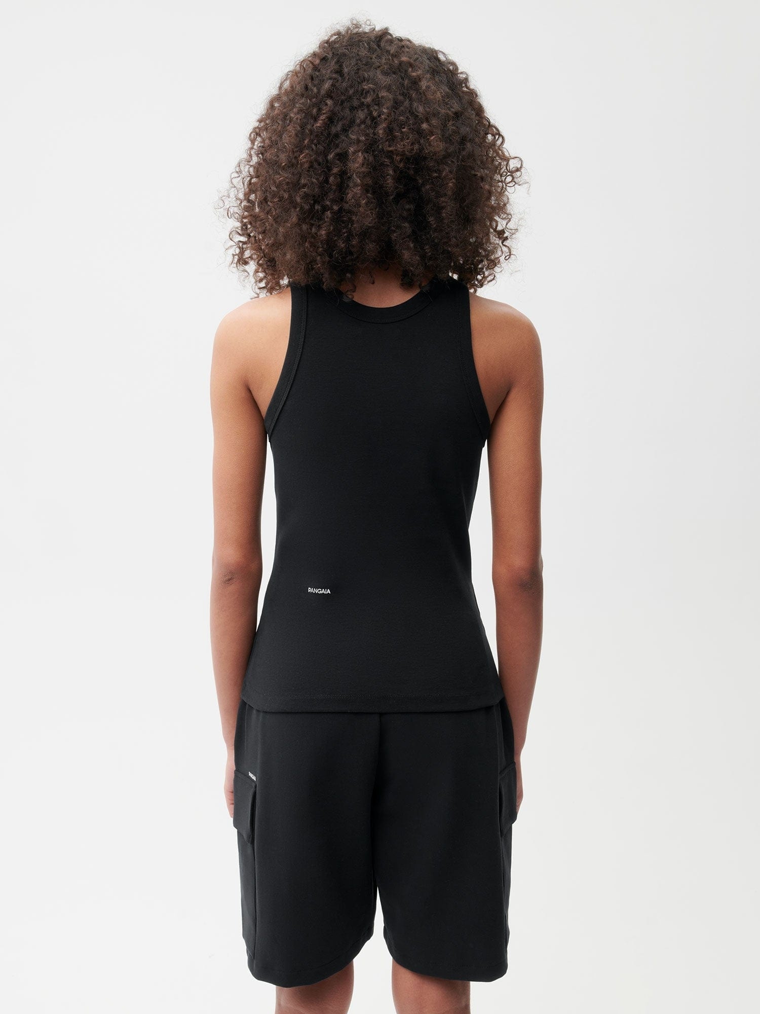 Women's Recycled Cotton Tank Top - Black - 3