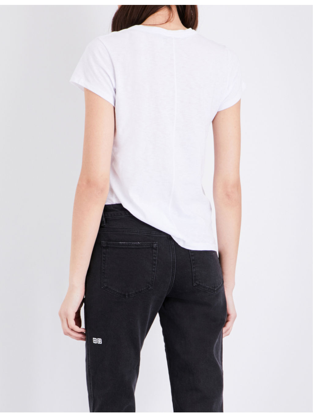 Round neck cotton-jersey T-shirt - 4