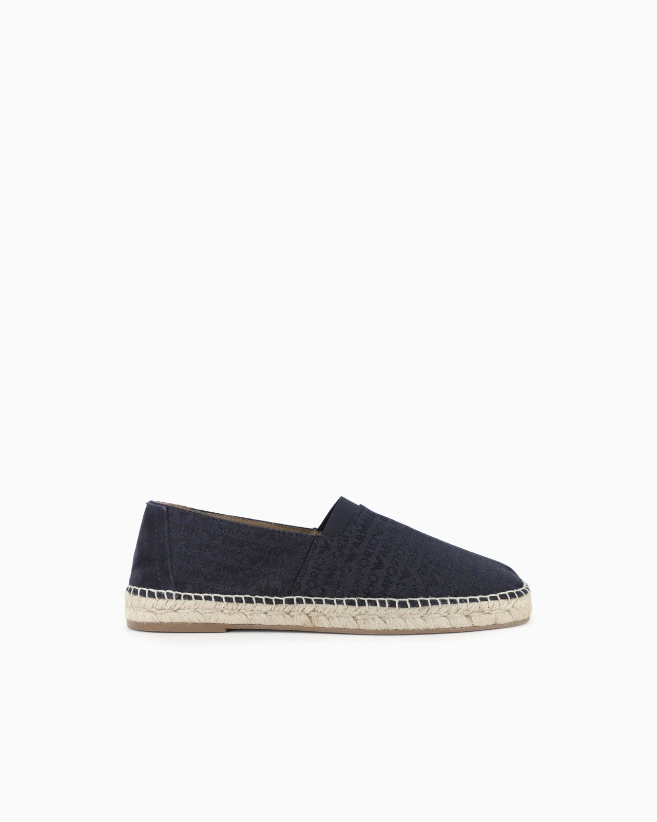 JACQUARD ESPADRILLES WITH ALL-OVER LOGO LETTERING - 1