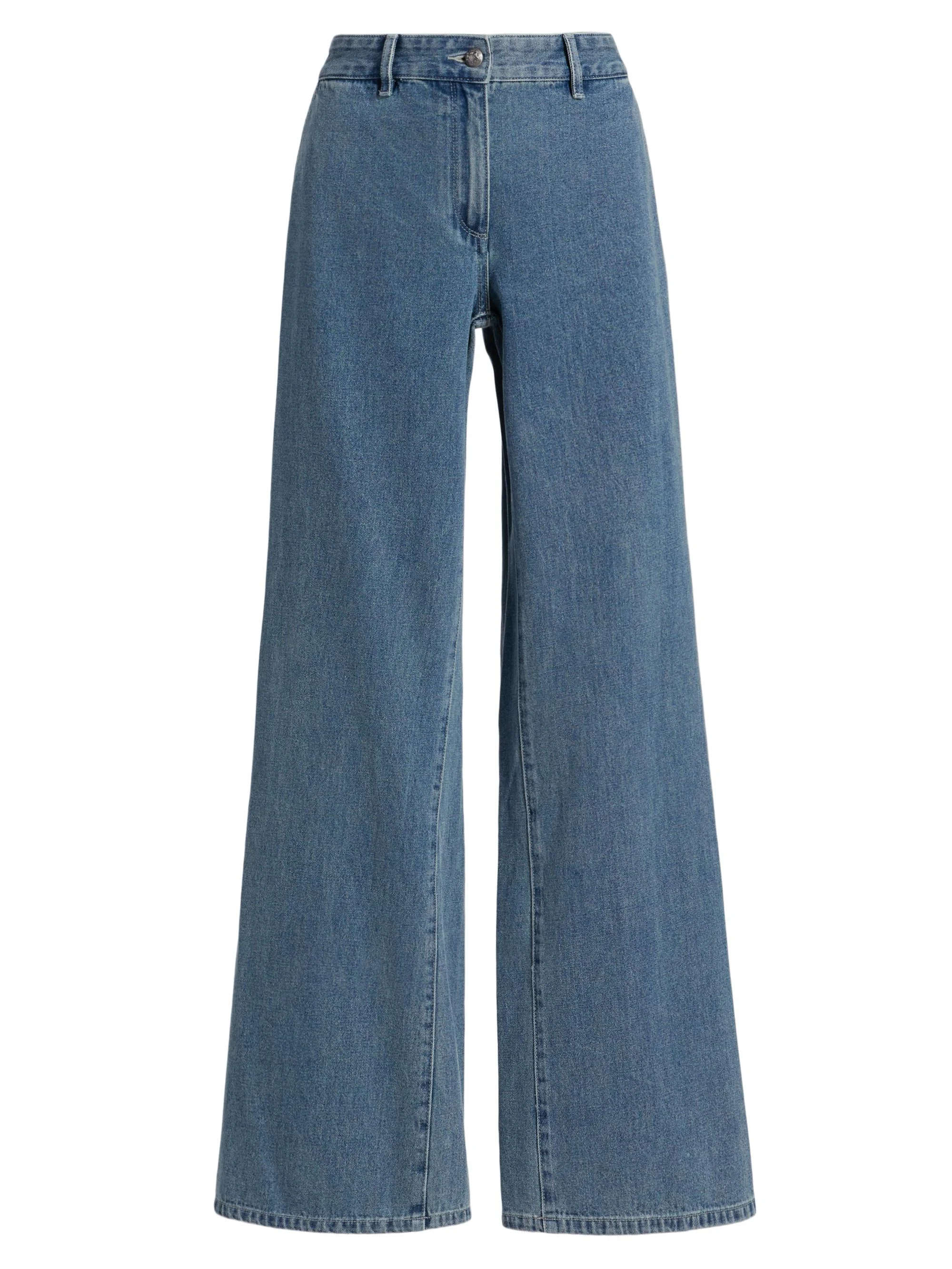 Women's Effie High-Rise Wide-Leg Pants - Indigo - 1
