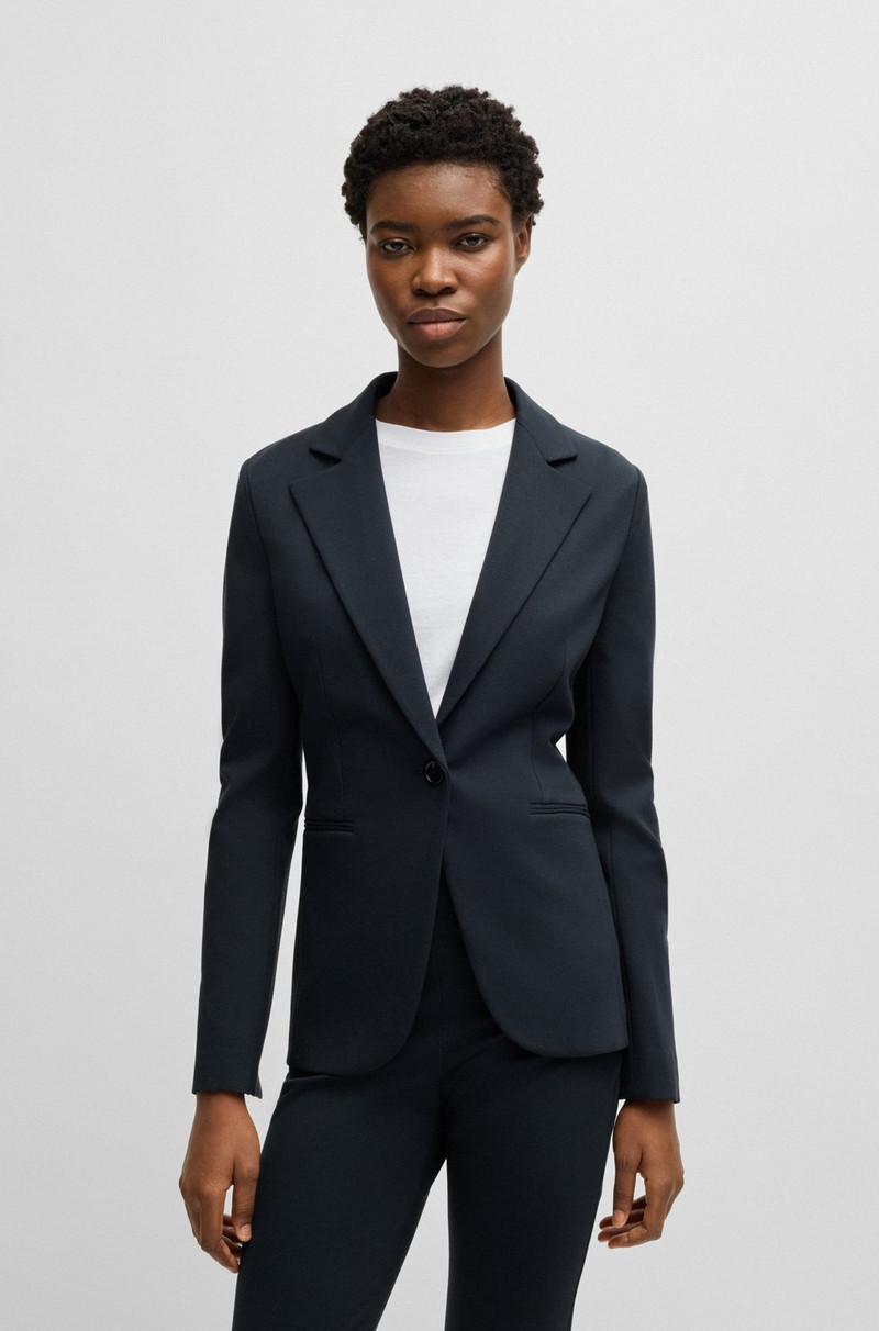 FITTED BLAZER IN STRETCH JERSEY 2