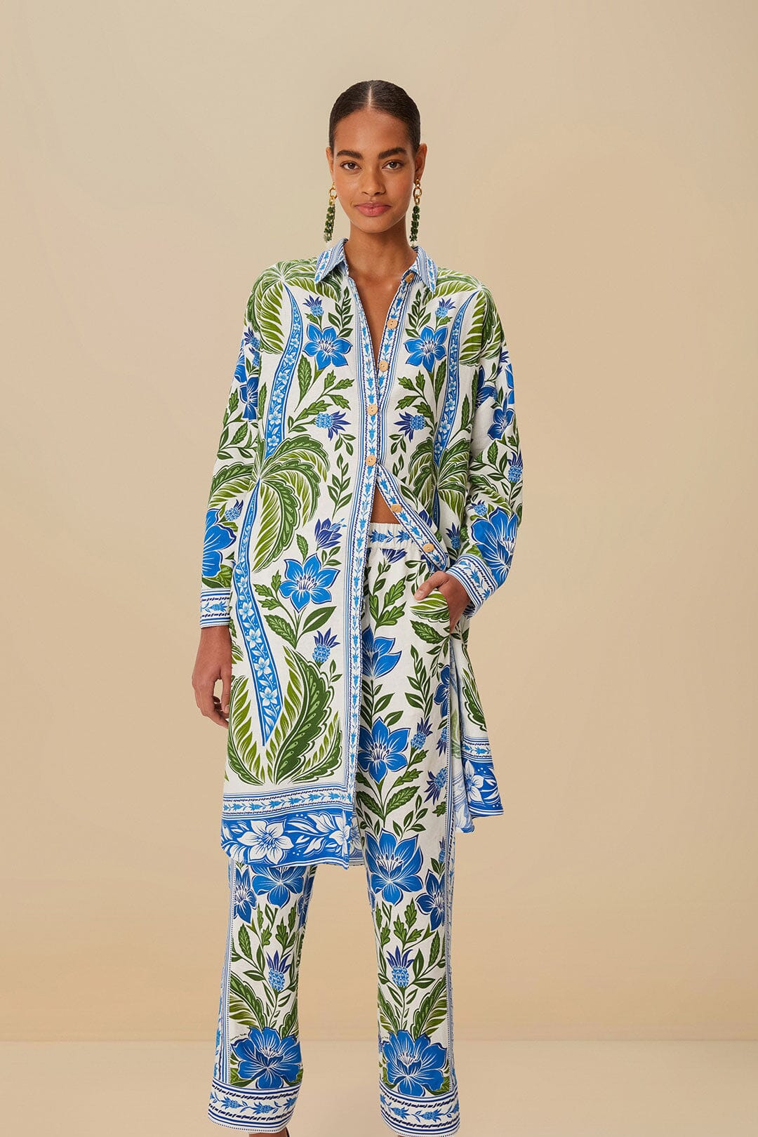 Off-White Tropicance Lenzing™ Ecovero™ Euroflax™ Pants - 4