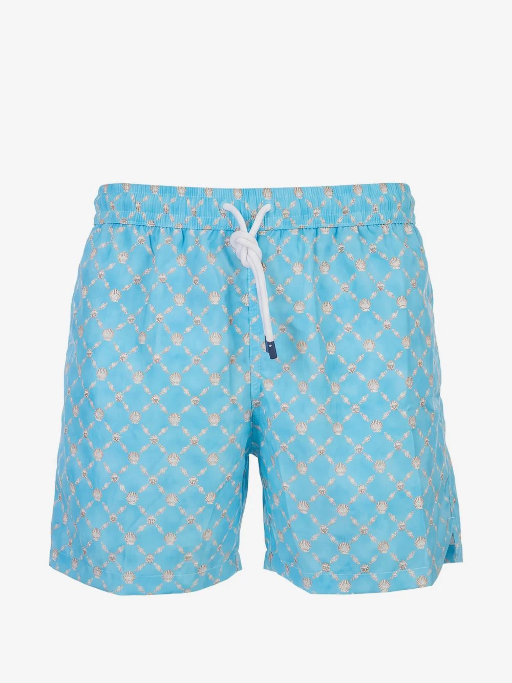 shell-print swim shorts - 1