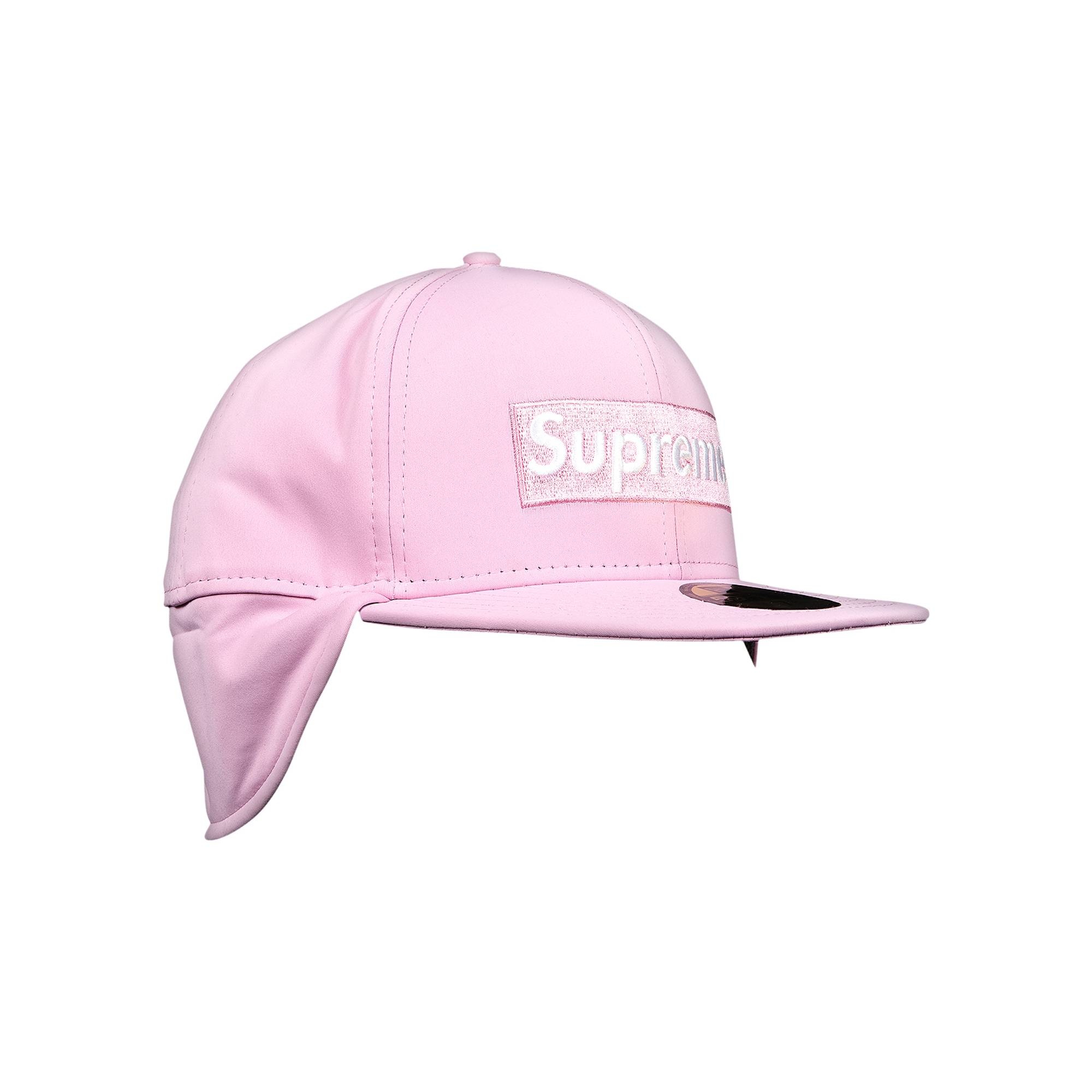 Supreme x WINDSTOPPER Earflap Box Logo New Era 'Pink' - 3