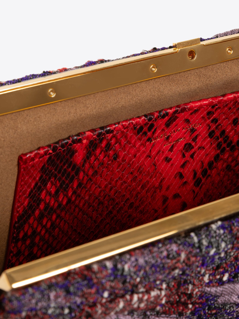 LARGE JACQUARD CLUTCH 4