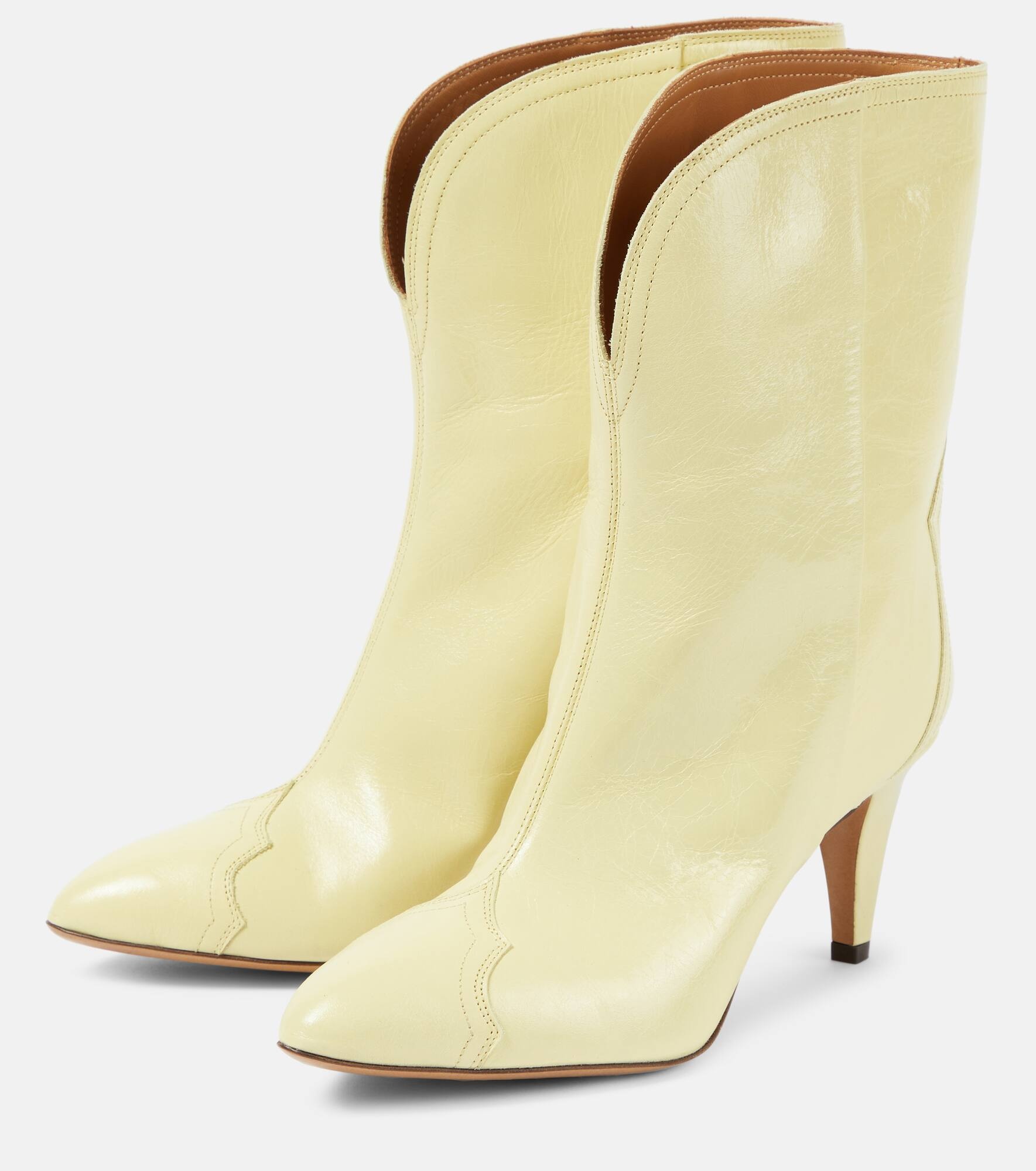 Dytho leather ankle boots - 5