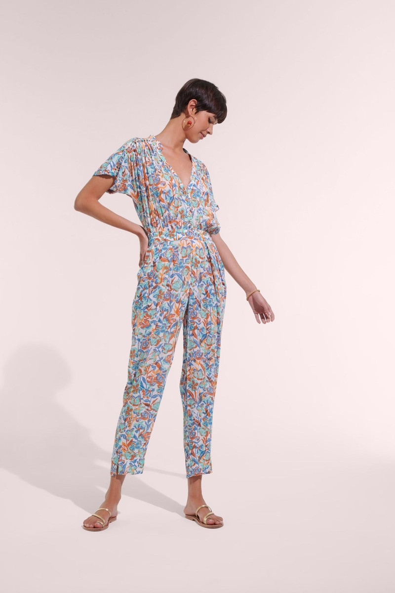 Long Jumpsuit Becky - Aqua Shadow 1