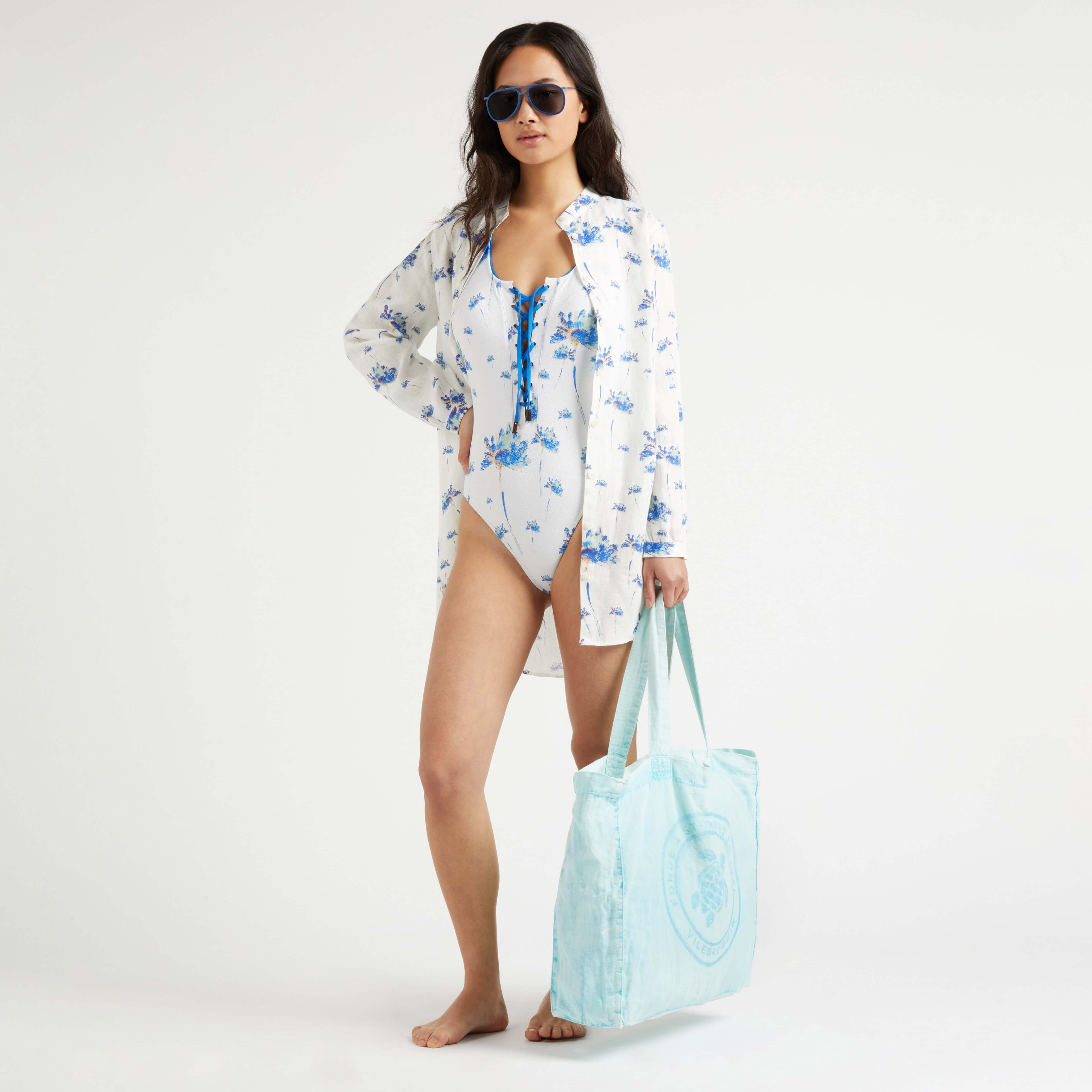 Women One-Piece Swimsuit Herbier - 5
