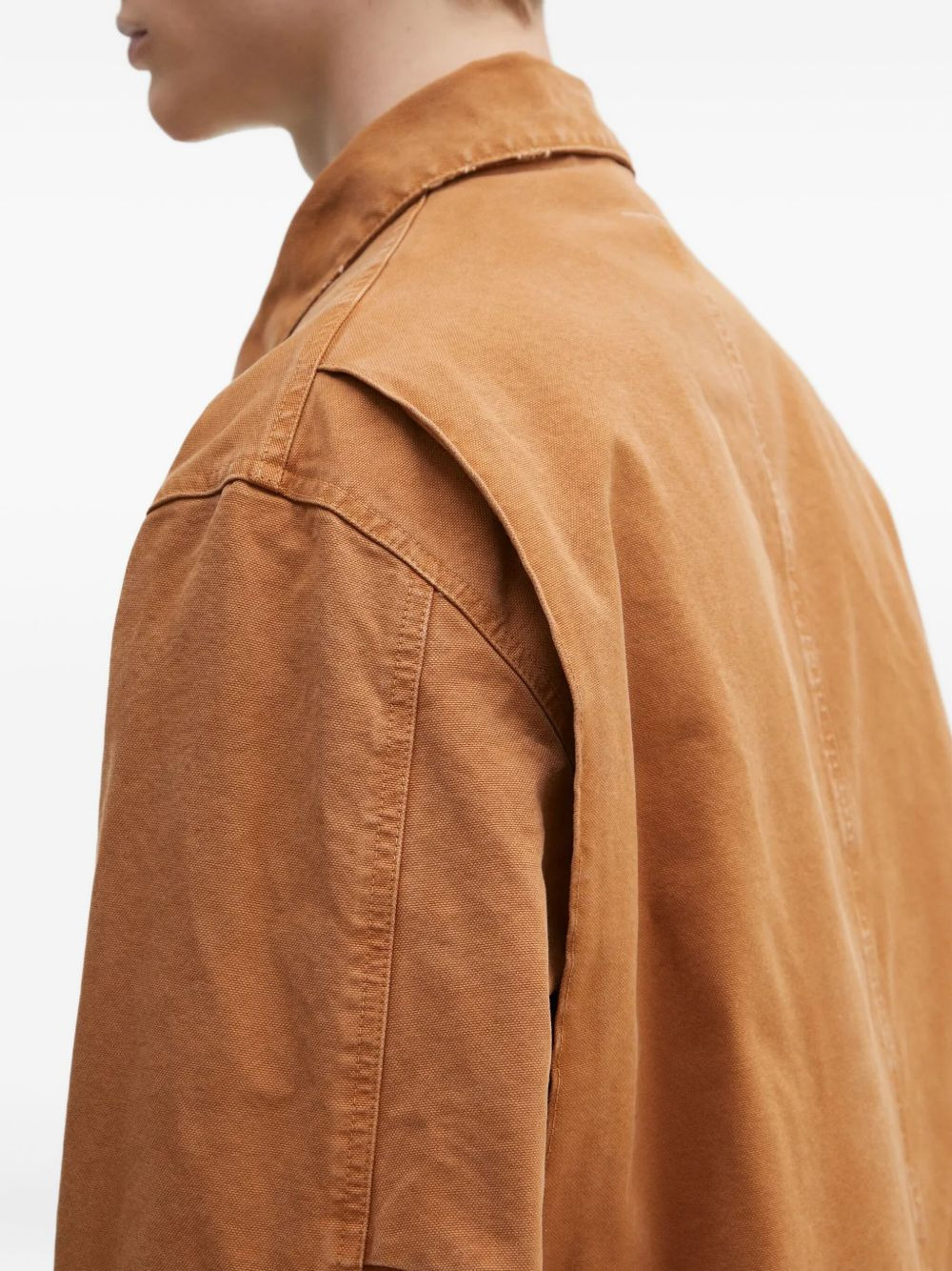 zip-up panelled jacket - 5