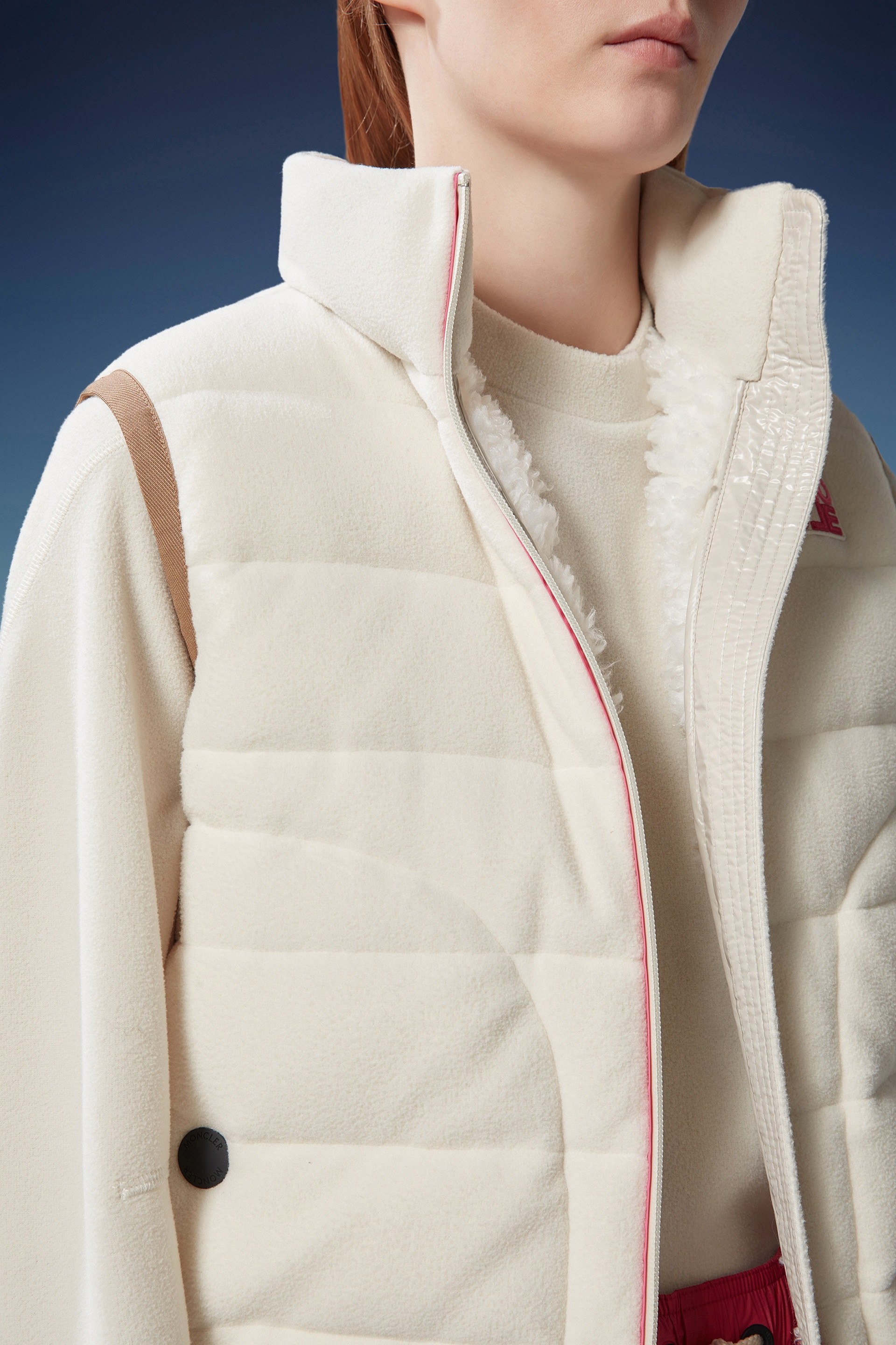 Fleece Down Vest - 6