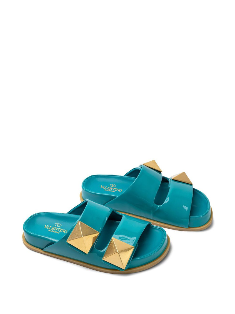 Valentino pyramid stud-embellishment slides outlook
