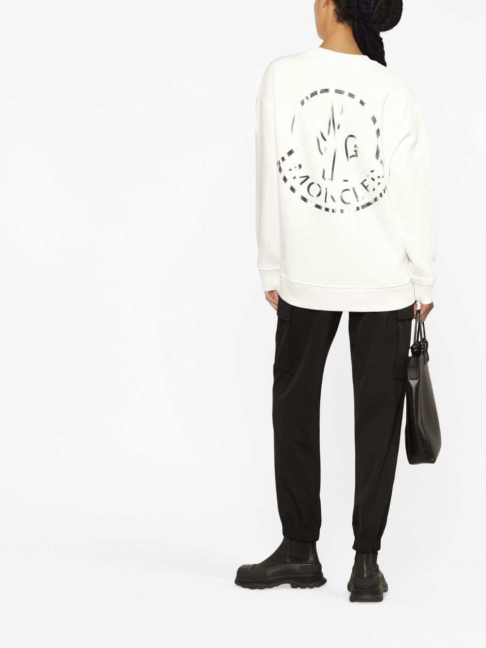 logo-print long-sleeve sweatshirt - 2