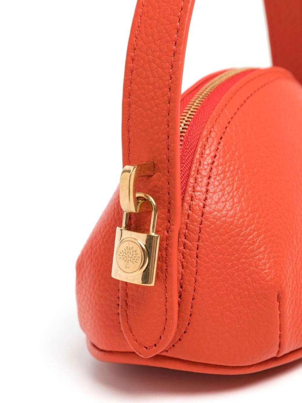 lock-charm leather mini bag - 3