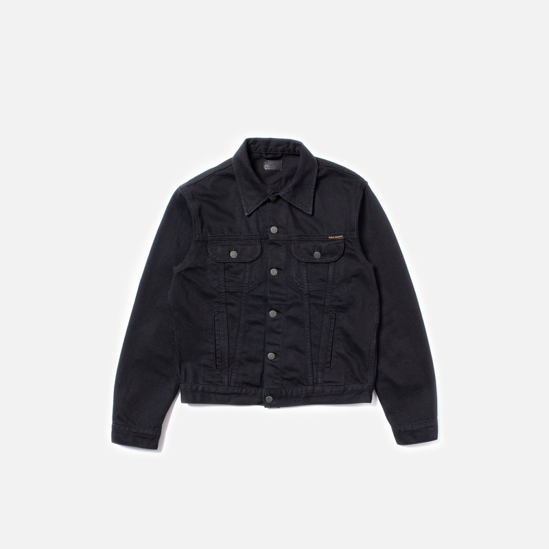 Danny Rinsed Denim Jacket Black - 8