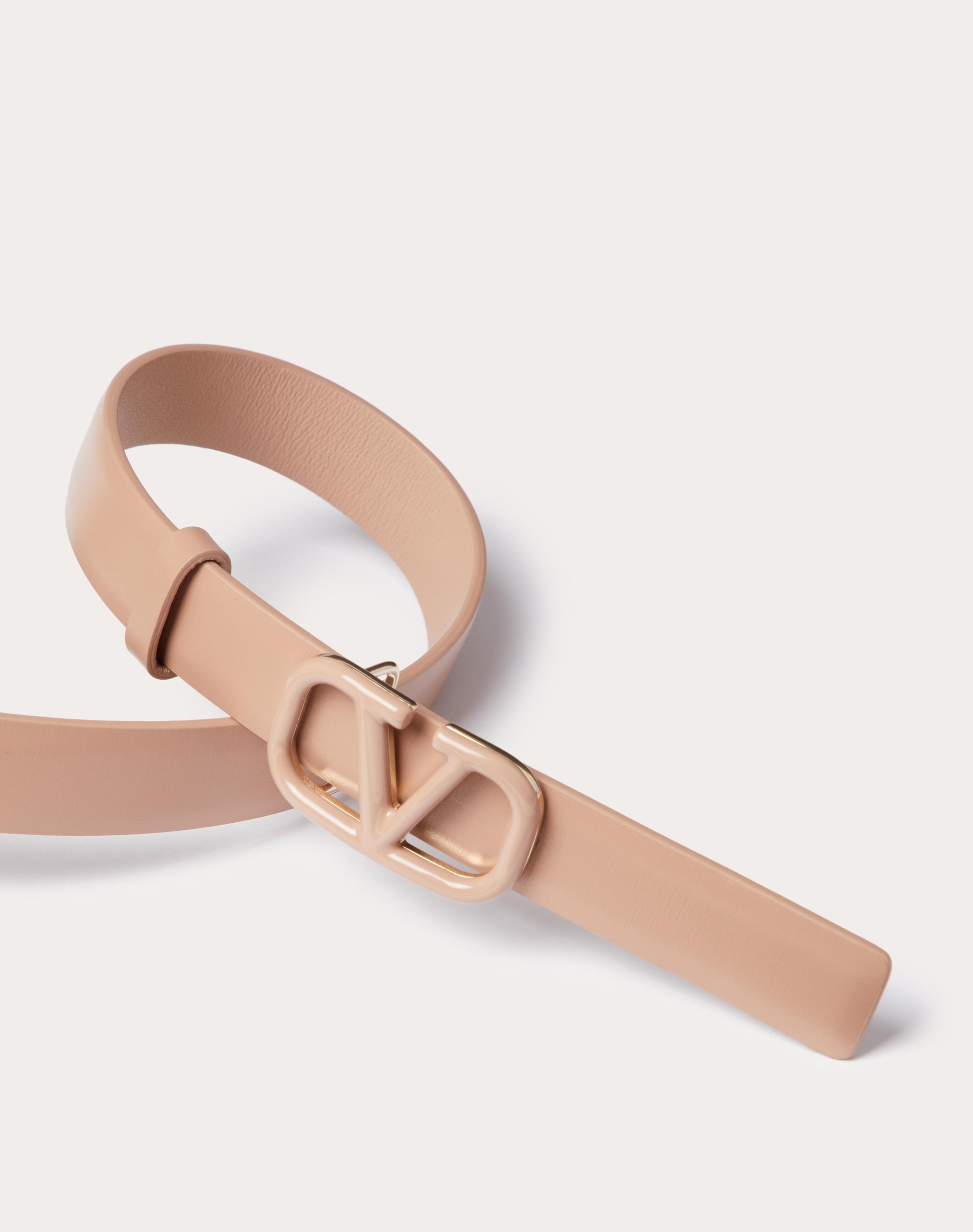 VLOGO SIGNATURE BELT IN SHINY CALFSKIN 20MM - 2