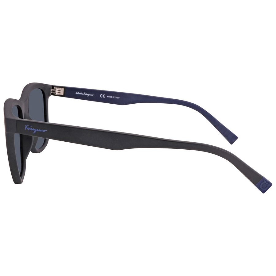Salvatore Ferragamo Blue Rectangular Men's Sunglasses SF998S 002 57 - 4