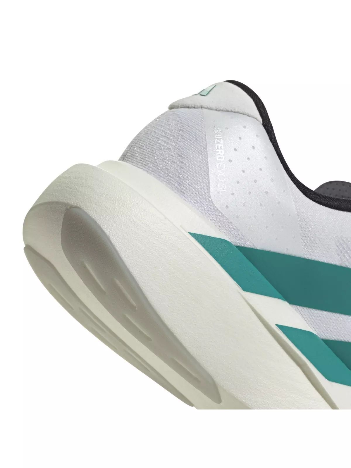 Adizero EVO SL "Ftwr White/Pure Teal/Grey Four" Men's Running Shoe - 7