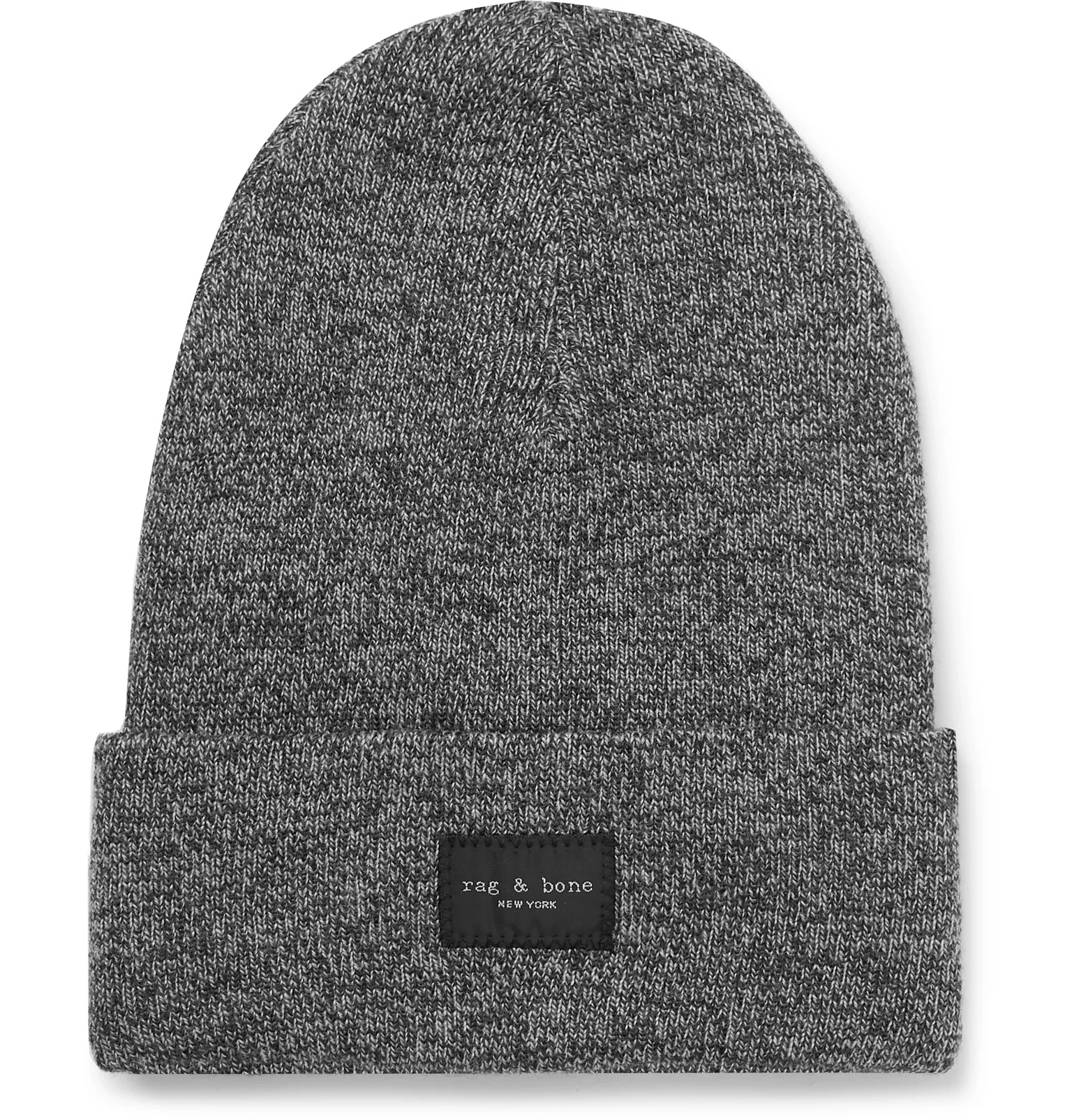 Addison Logo-Appliquéd Mélange Wool-Blend Beanie - 1