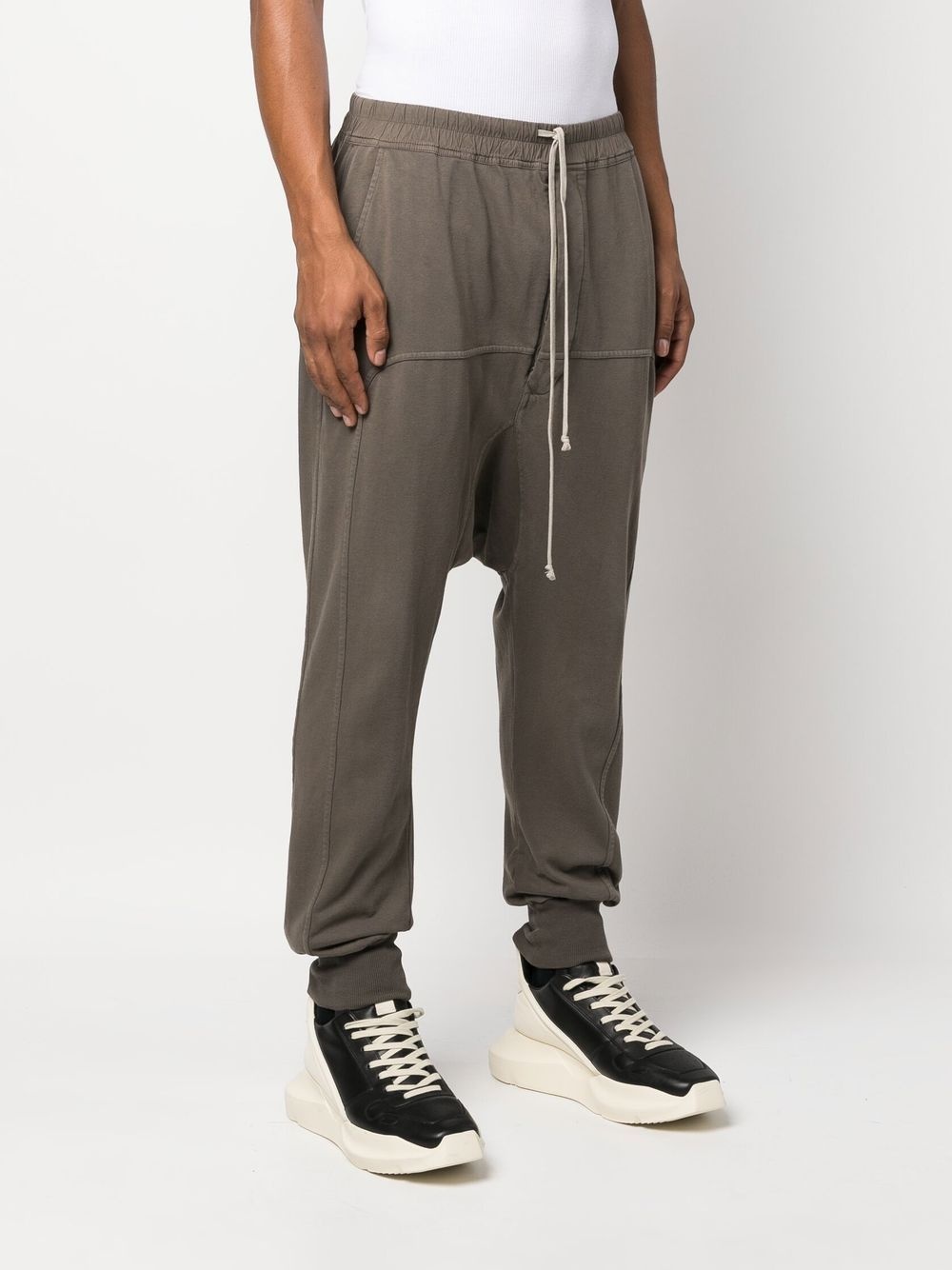 drop-crotch track pants - 3