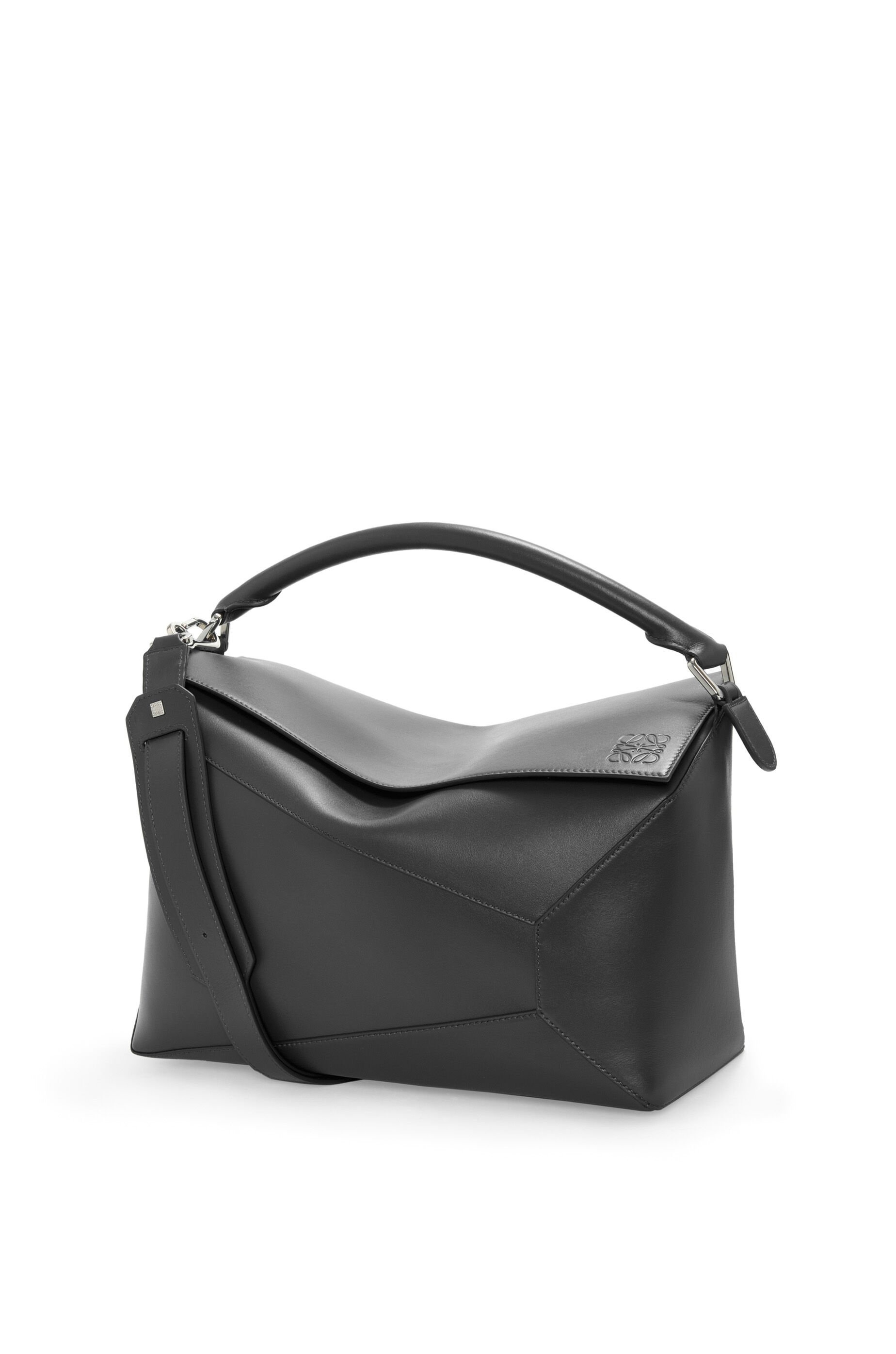Large Puzzle bag in shiny calfskin - 1