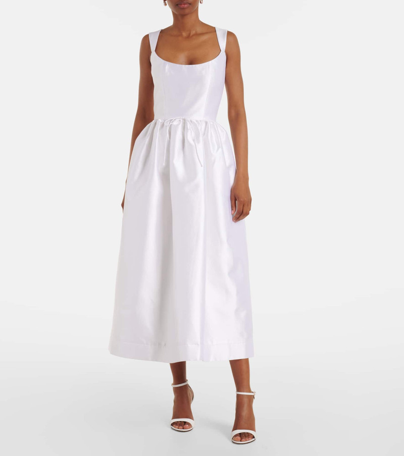 markarian Apple cotton and silk midi dress outlook