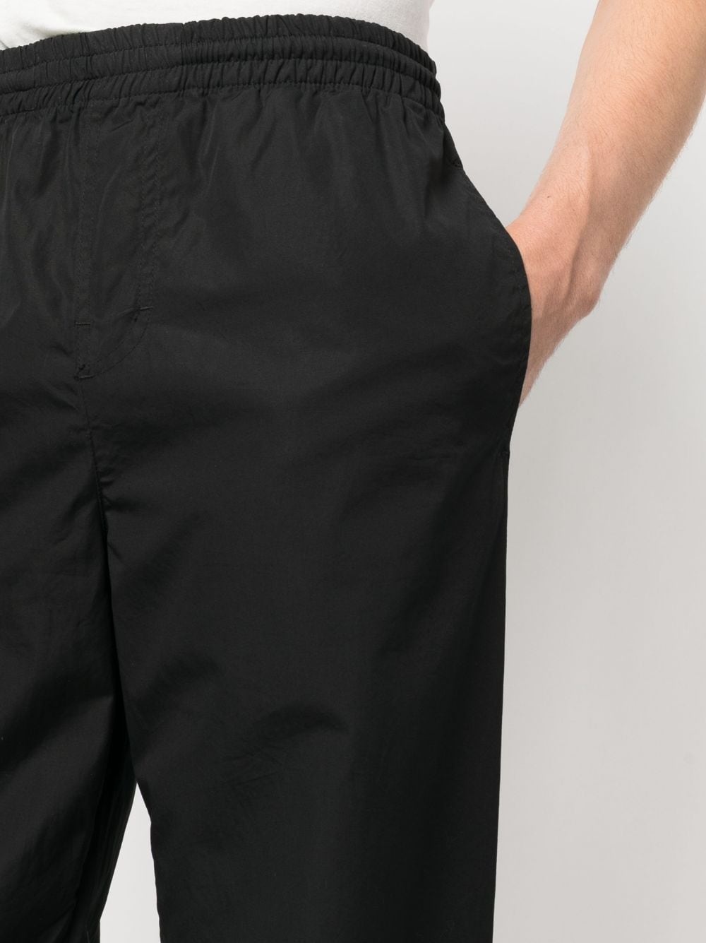 straight-leg cotton trousers - 5