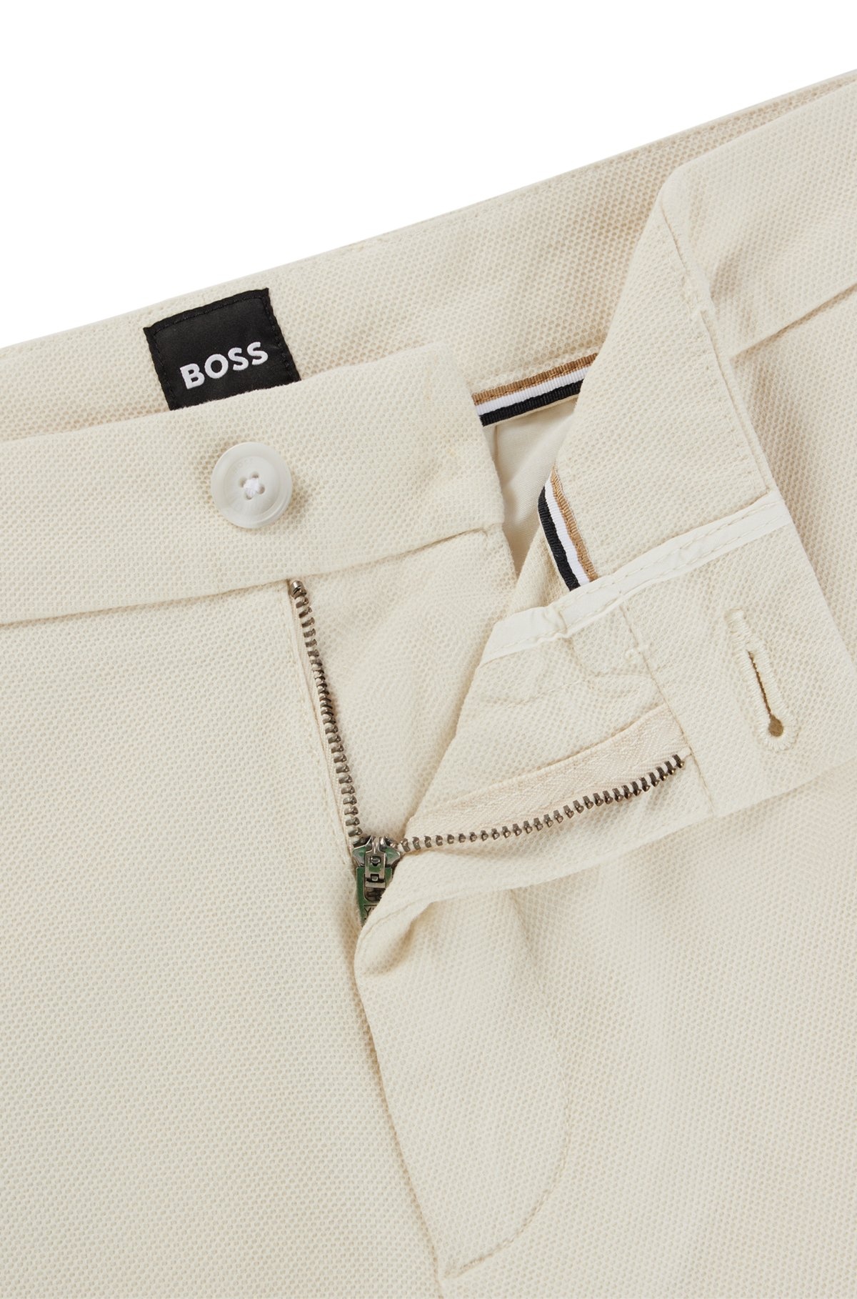 REGULAR-FIT REGULAR-RISE SHORTS IN STRETCH COTTON - 6