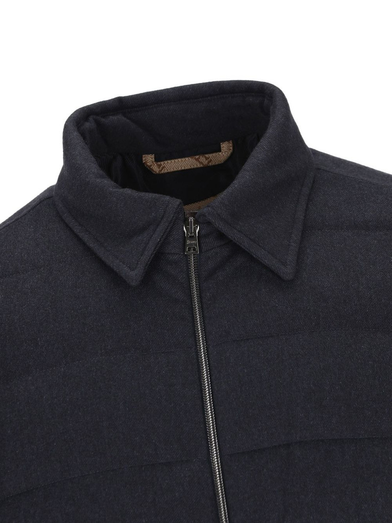 polo-collar padded jacket 3