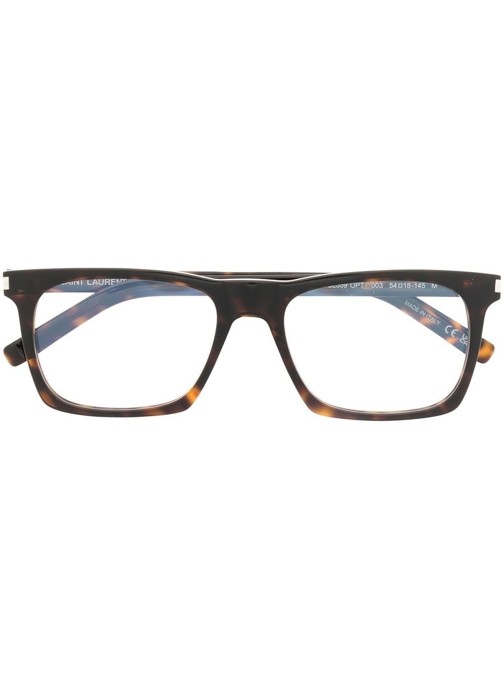 tortoise-shell square frames - 1