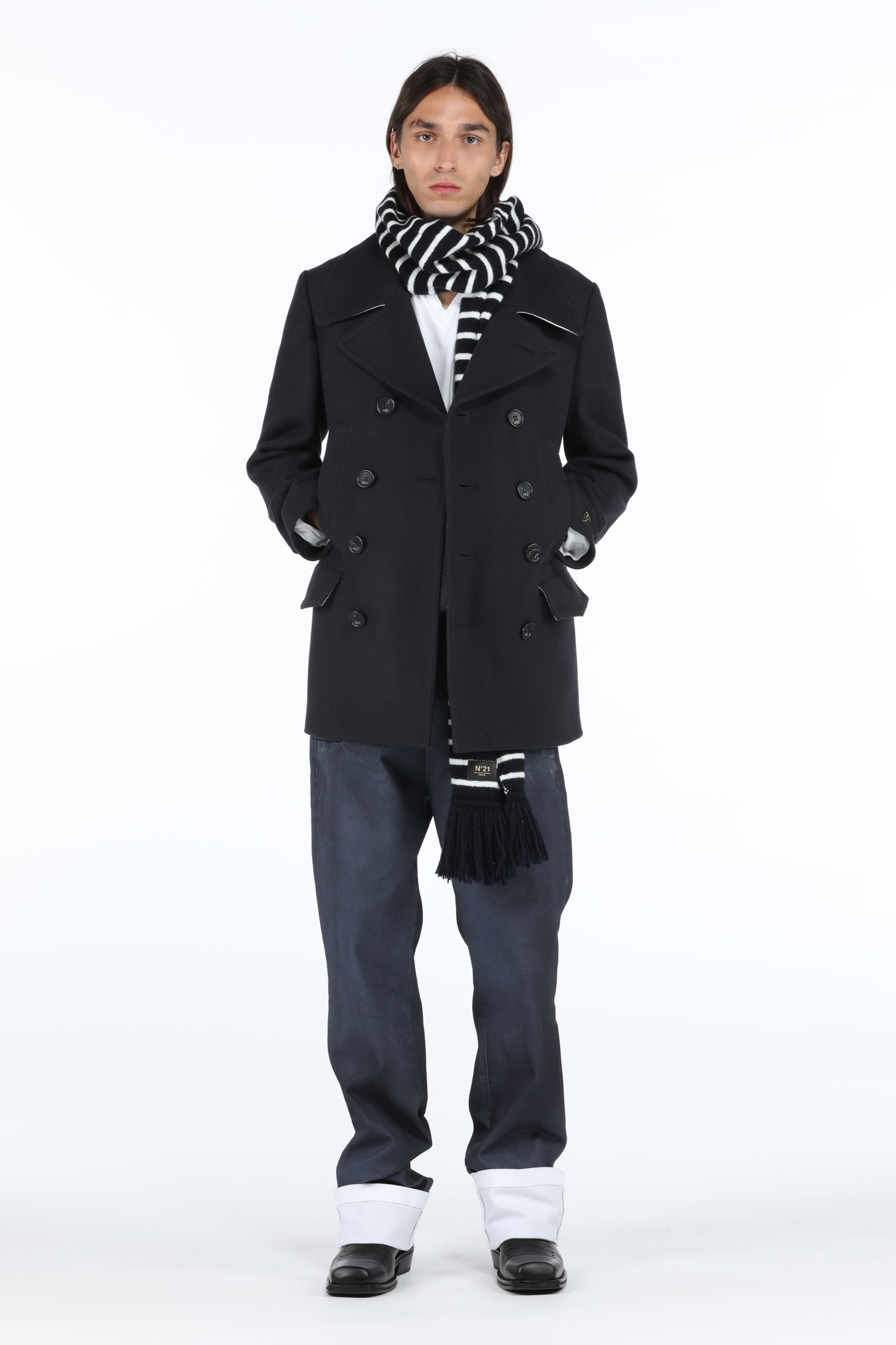 LOGO-PATCH PEACOAT - 4