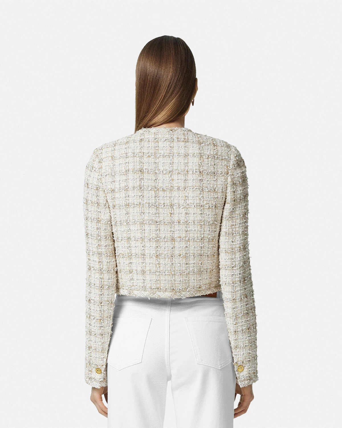 Tweed Cardigan Jacket - 5