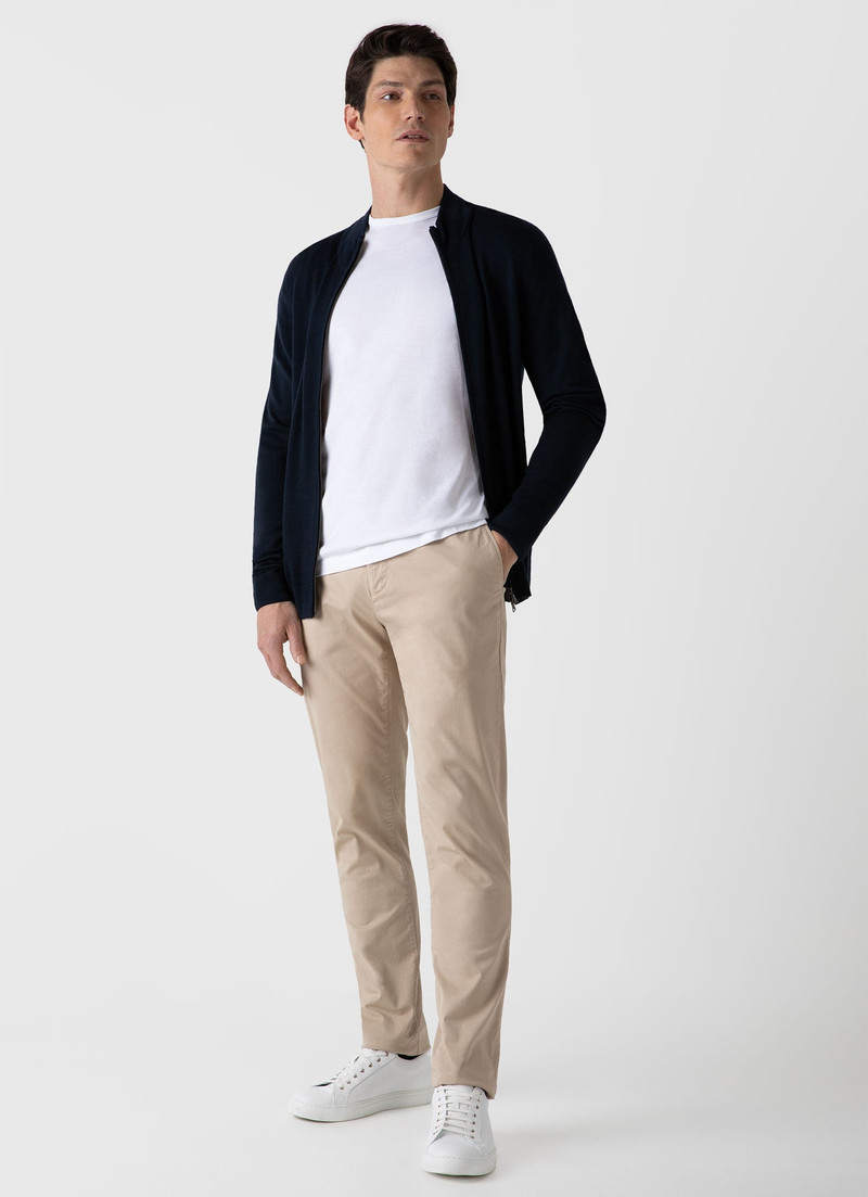 Sunspel Fine Merino Wool Zip Cardigan outlook
