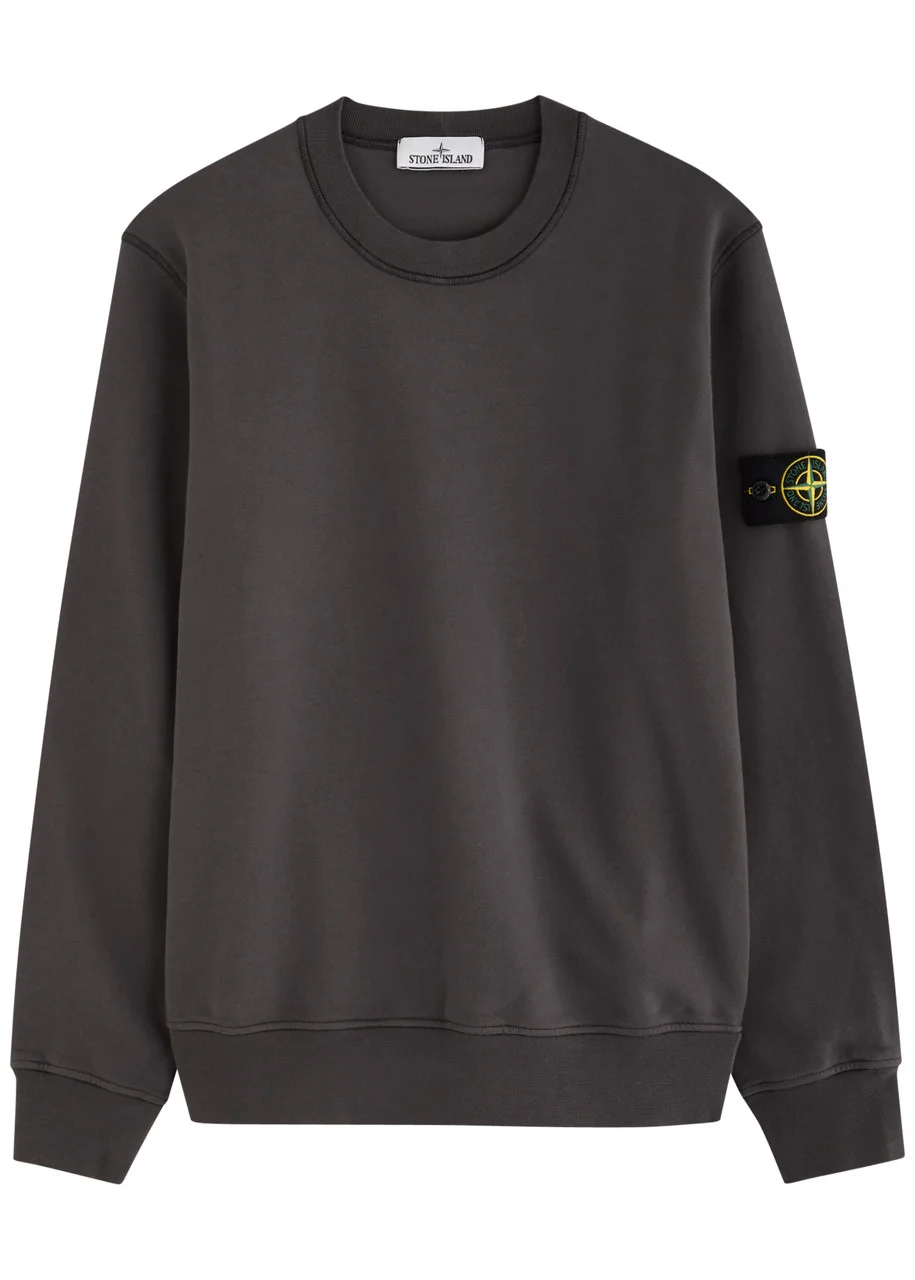 Stone Island Logo Cotton Sweatshirt - 1
