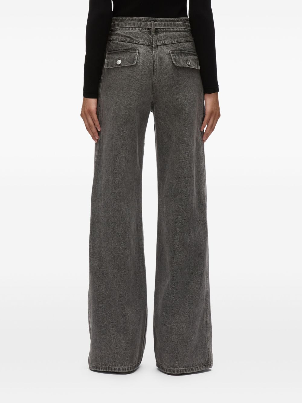 wide-leg jeans - 4