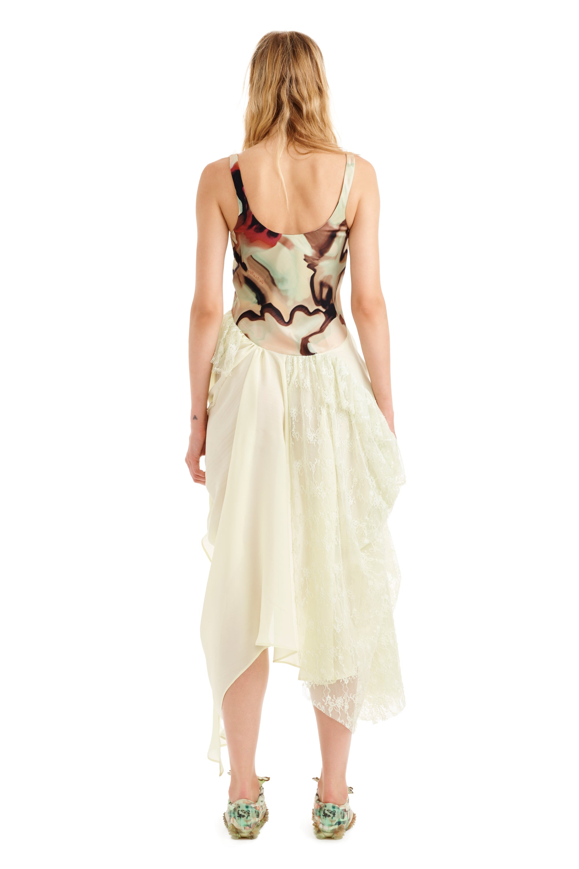 WATERCOLOR FLORAL AMMI FANNY DRESS - 5
