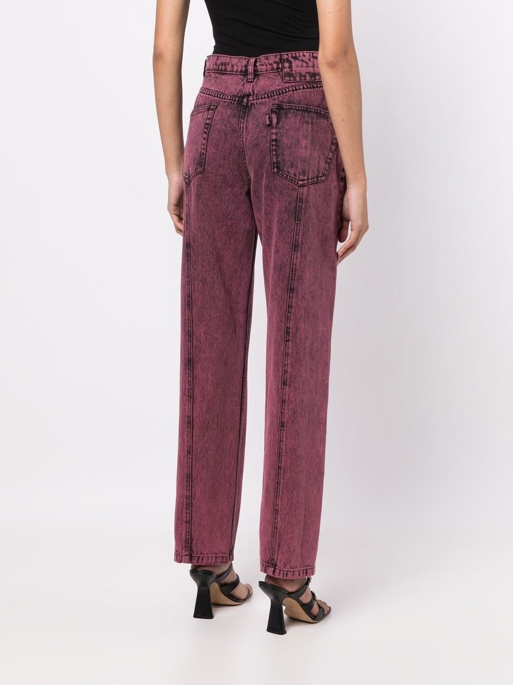 overdyed boyfriend jeans - 4