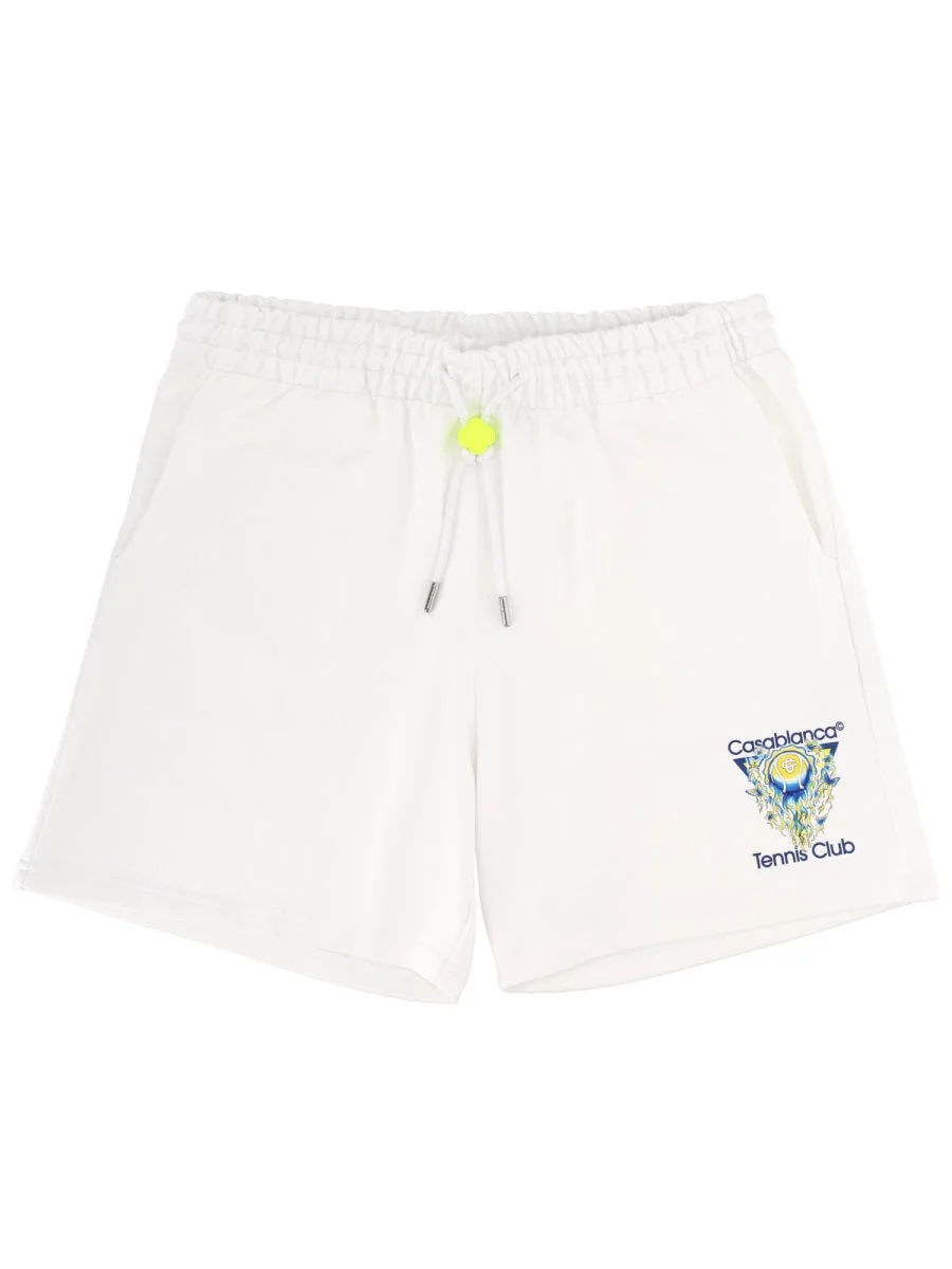 Casablanca Men Shorts With Logo - 1