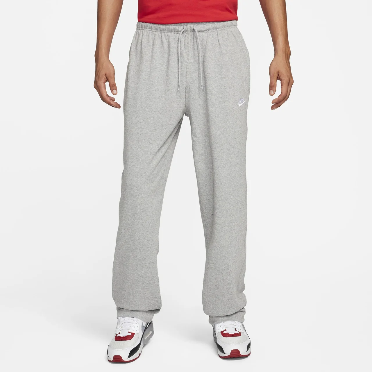 Nike Mens Nike Club Knit Open Hem Pant - 1
