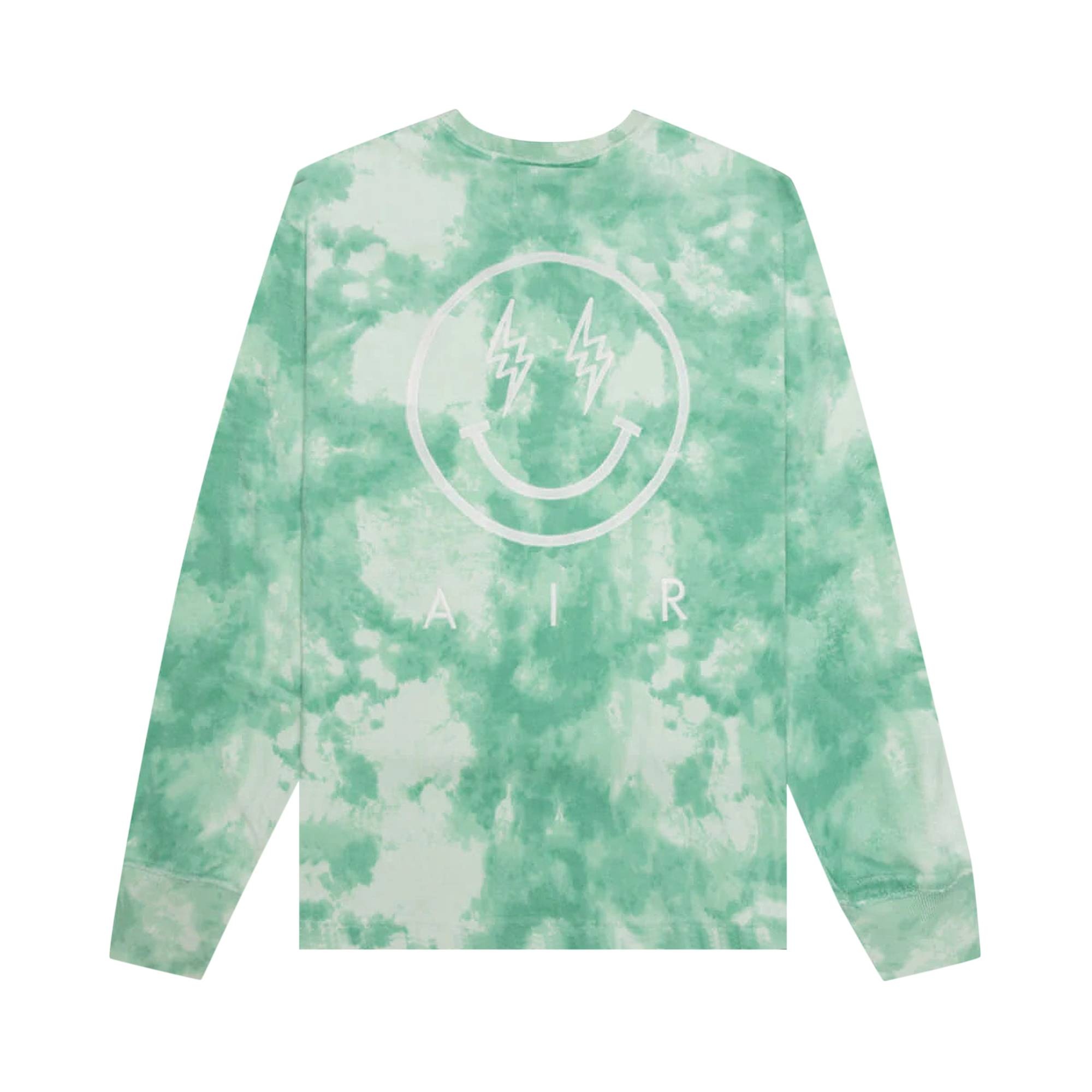 Air Jordan x J Balvin Long-Sleeve Tee 'Jade Aura/Enamel Green' - 2