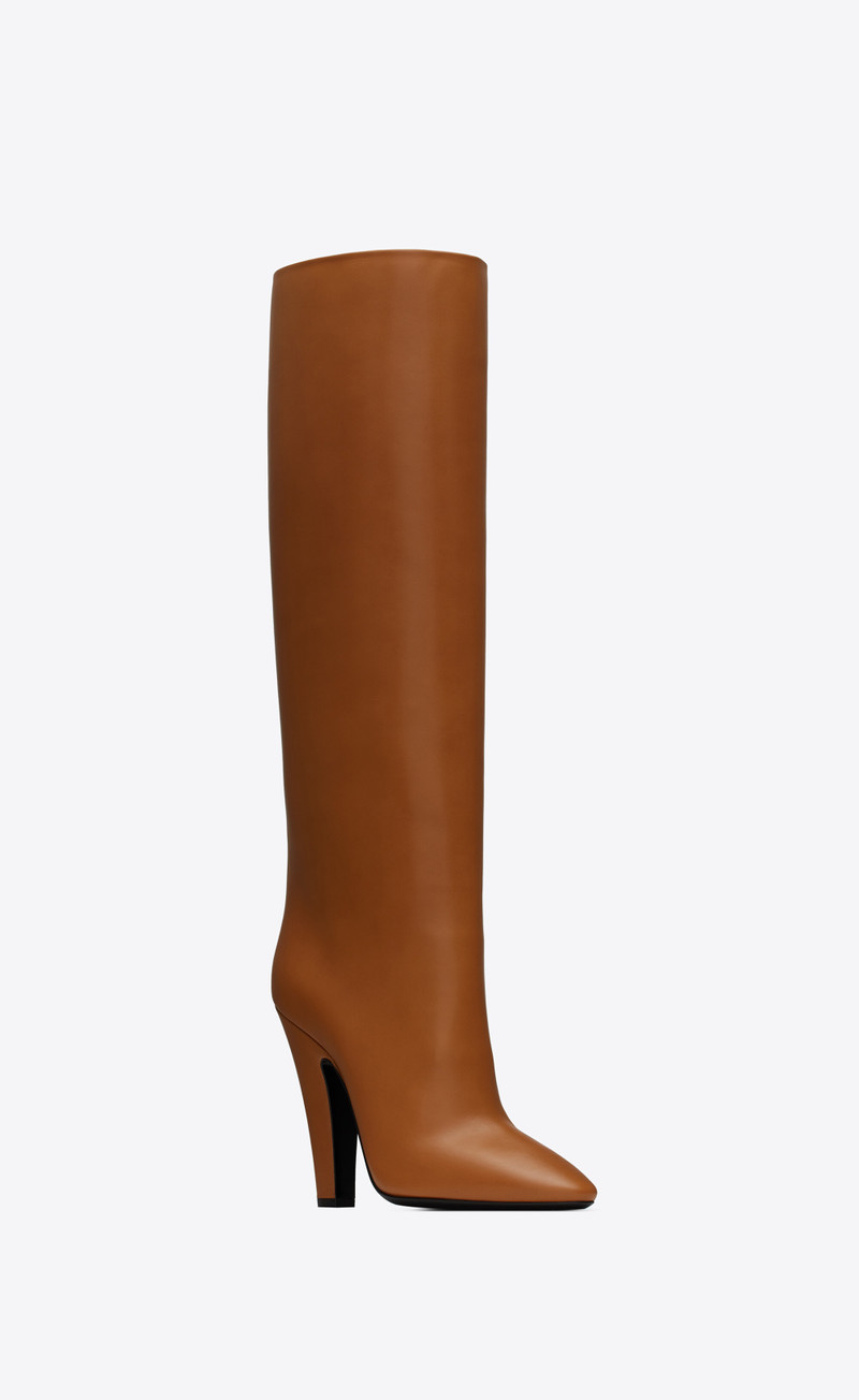 68 tube boots in smooth leather 5