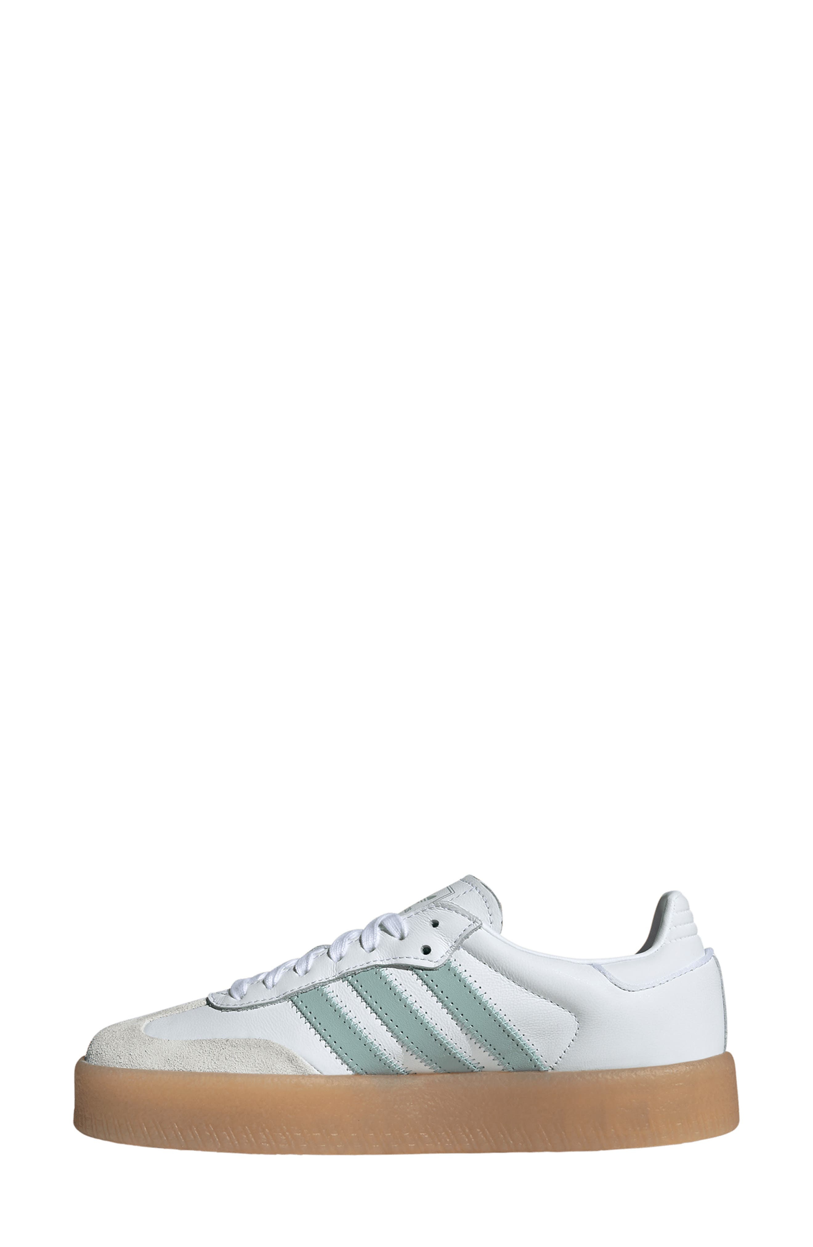 adidas Sambae Sneaker in White/Wonder Blue/Off White at Nordstrom - 6