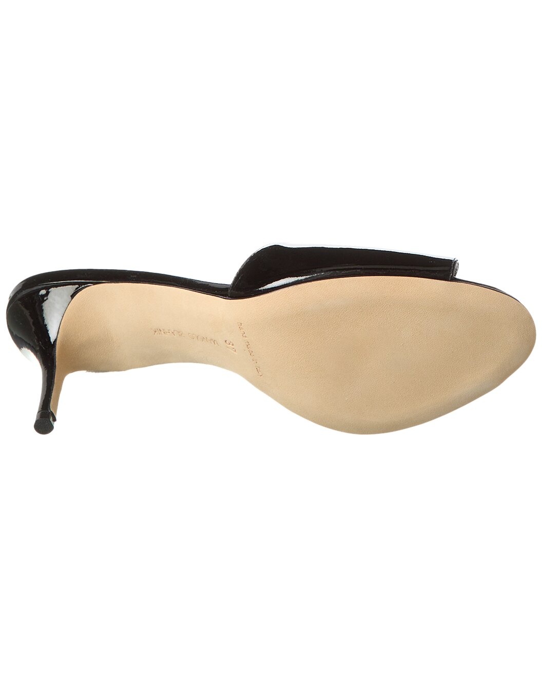 Manolo Blahnik Houramu 70 Patent Sandal - 4