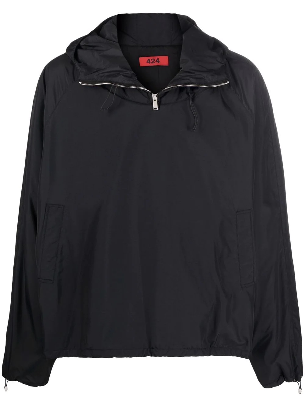 drawstring pullover hoodie - 1