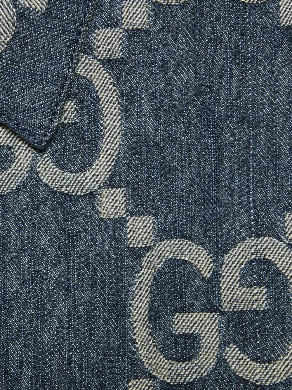 interlocking G pattern denim jacket - 5