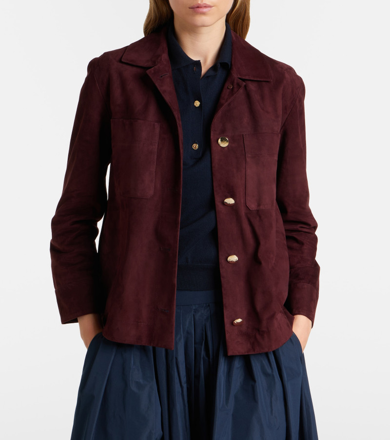 'S Max Mara Suede blouson jacket outlook